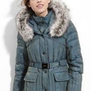 Miss Sixty Blue Down Parka